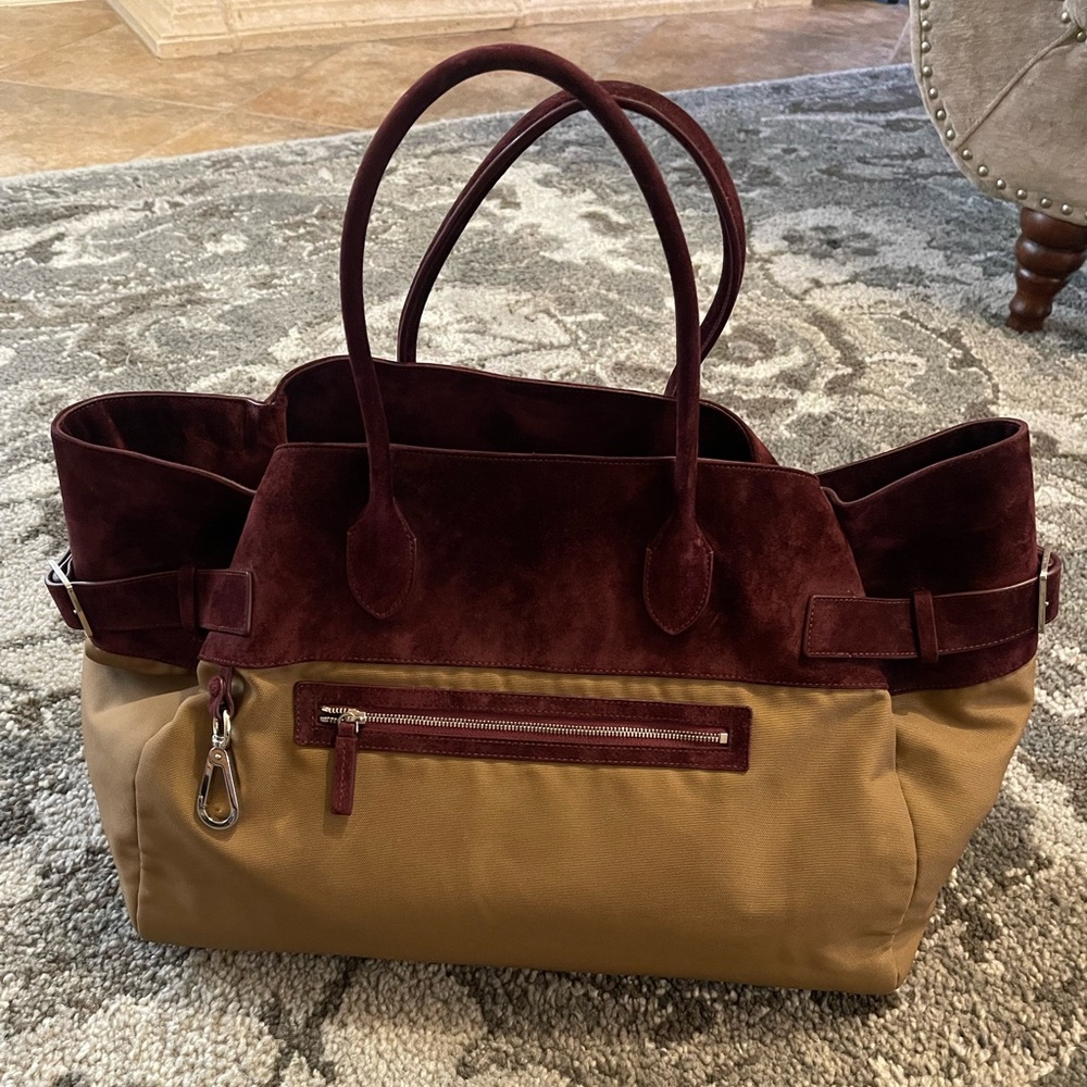 The Row Margaux 17 Inside Out Canvas Tote Bag - Picture 4 of 16